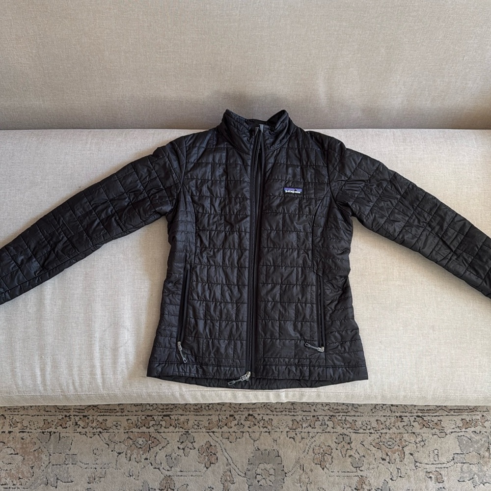 Patagonia Nano Puff Jacket, Black, Size Small